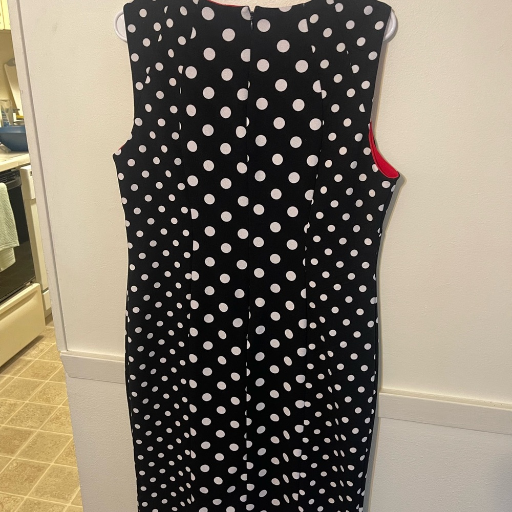 Shelby & Palmer Red and White Sheath Mini Dress - Picture 7 of 12
